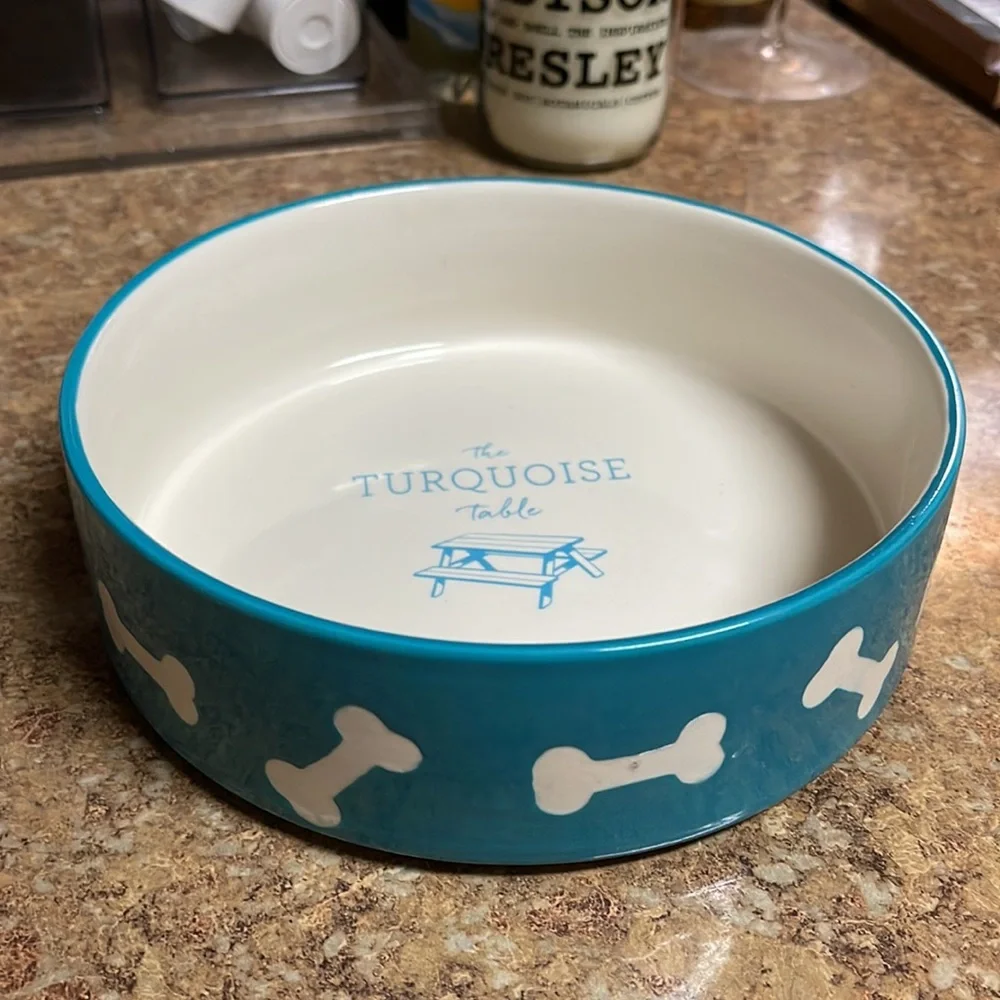 The Turquoise Table, The Turquoise Dog Bowl